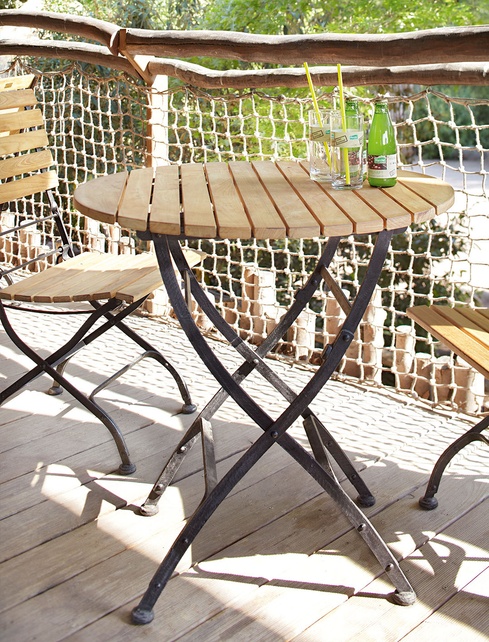 Tables pliantes gastronomiques pratiques en bois pour à l'extérieur
