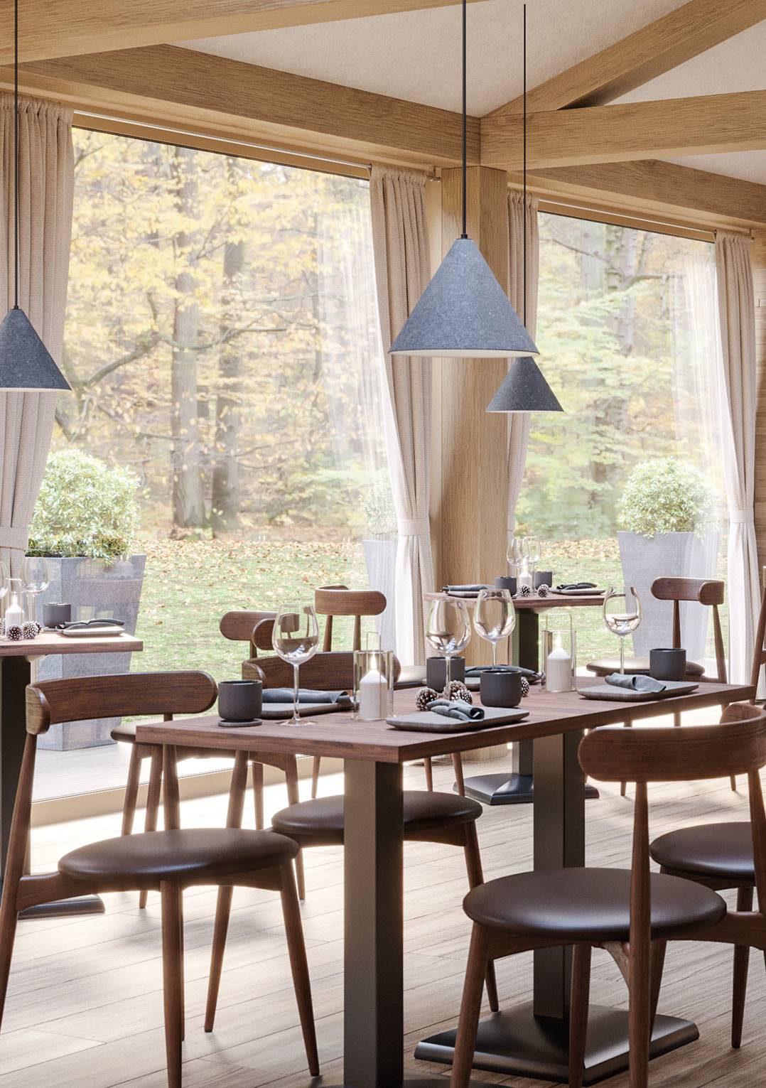 Indoor Dining tables for your restaurant or hotel