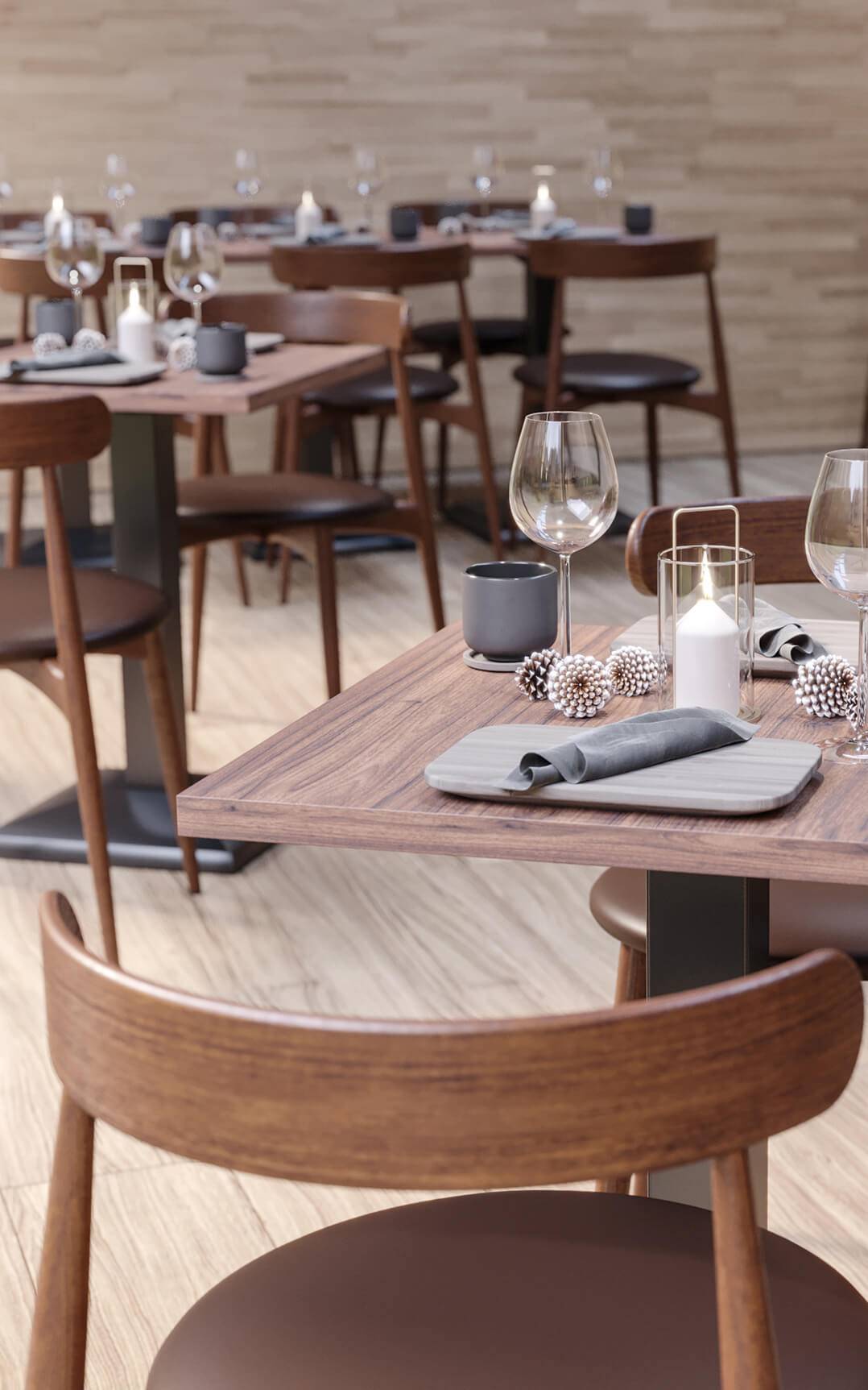 Indoor Restaurant chairs for your restaurant or hotel