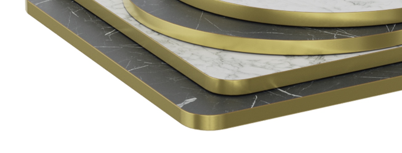 Vario Gold Tischplatten für Gastronomie und Hotellerie | GO IN