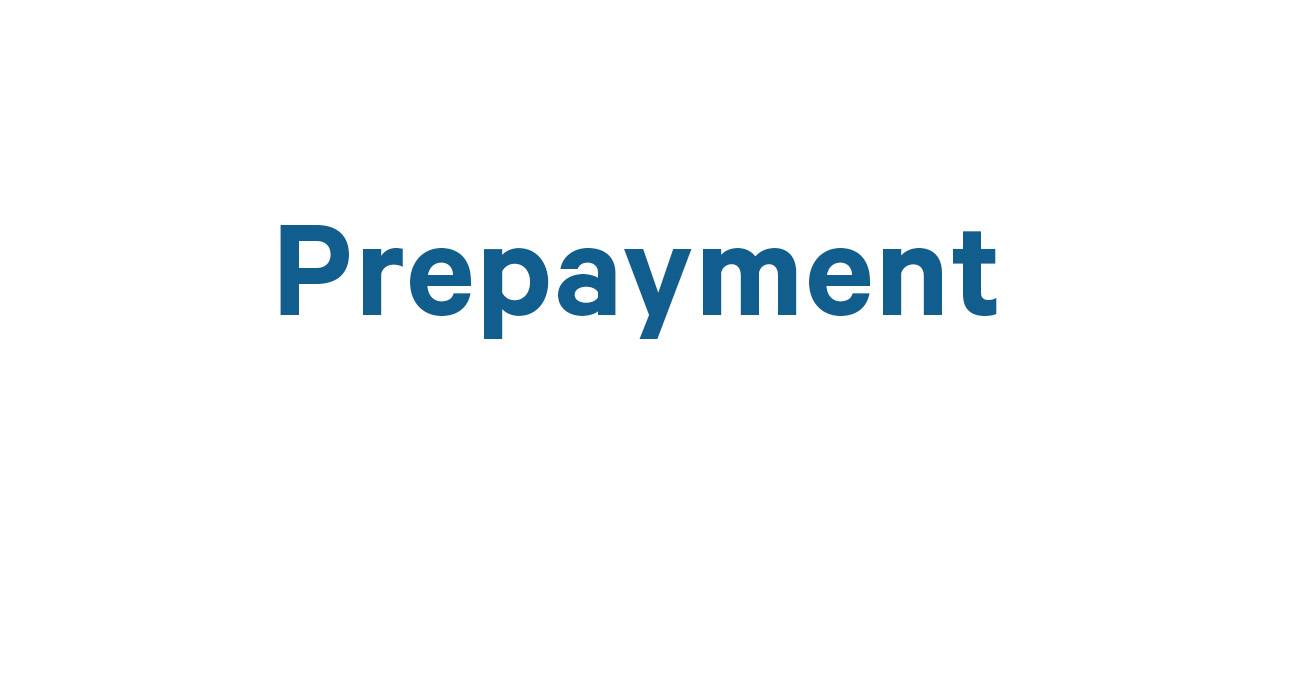Prepayment