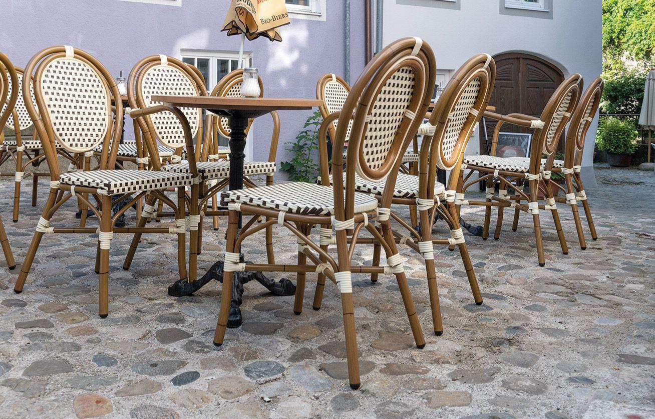 Bistro deals chairs wood