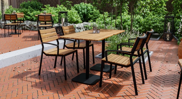 Teakholz Möbel, Stühle, Tische, Bänke