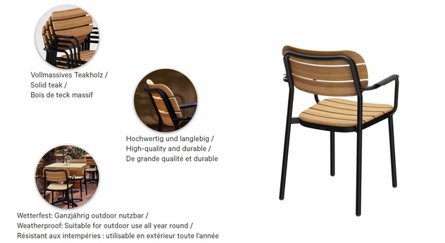 Teakholz Möbel, Stühle, Tische, Bänke