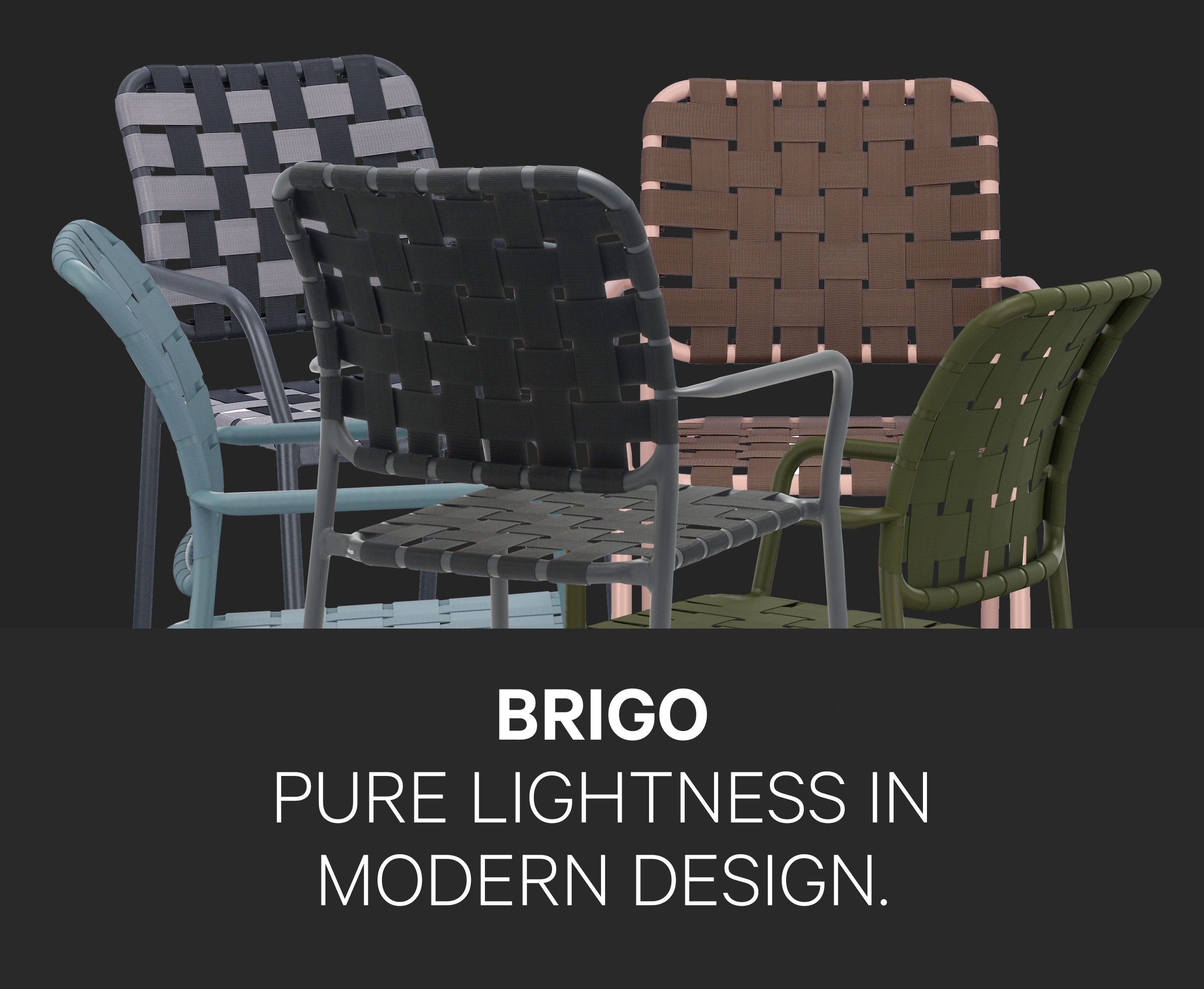 GO IN Outdoor-Stuhl Brigo mit Armlehnen