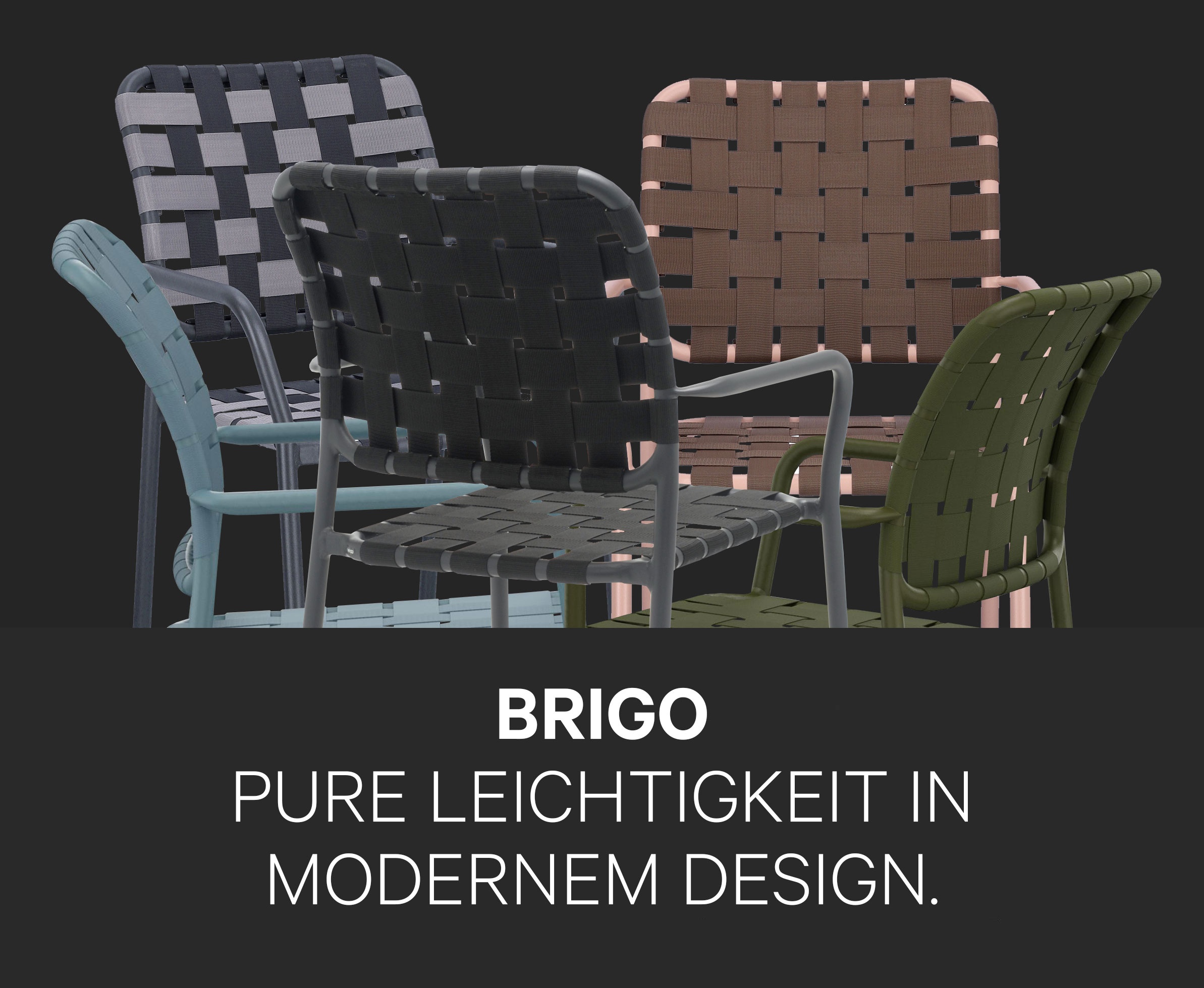 GO IN Outdoor-Stuhl Brigo mit Armlehnen