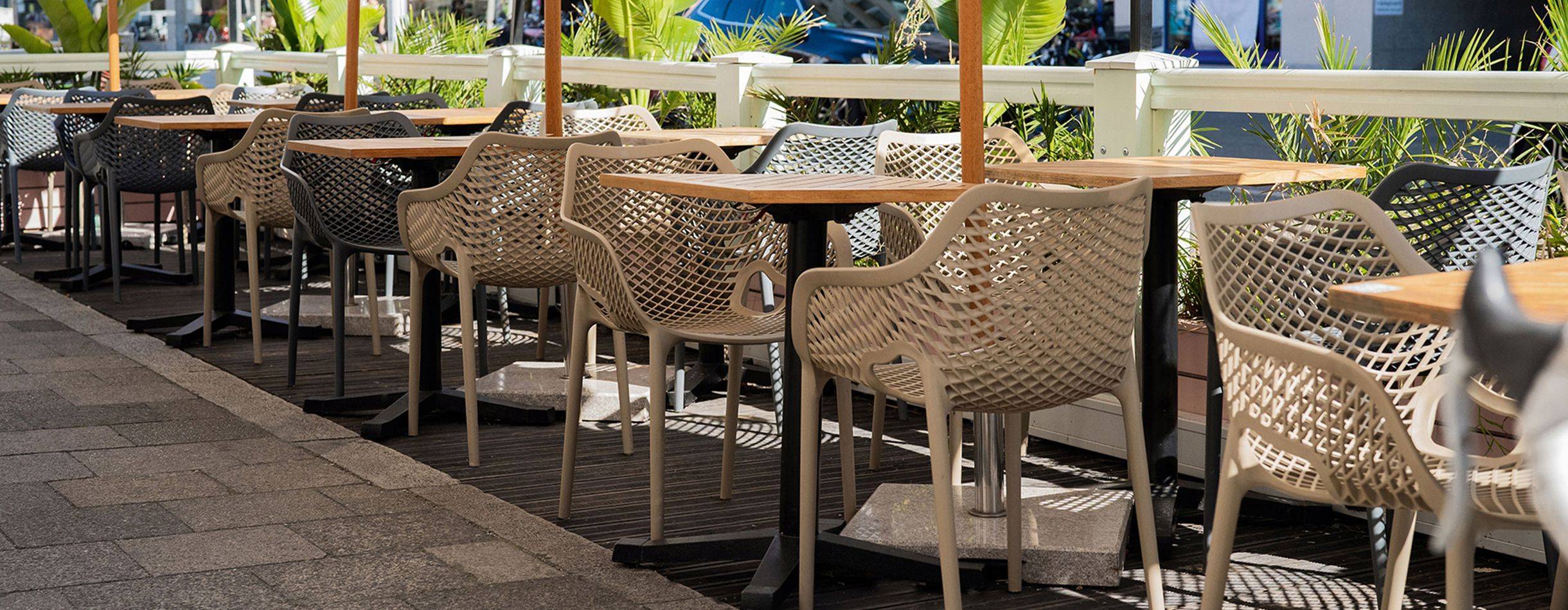 Terrace furniture for gastronomy
