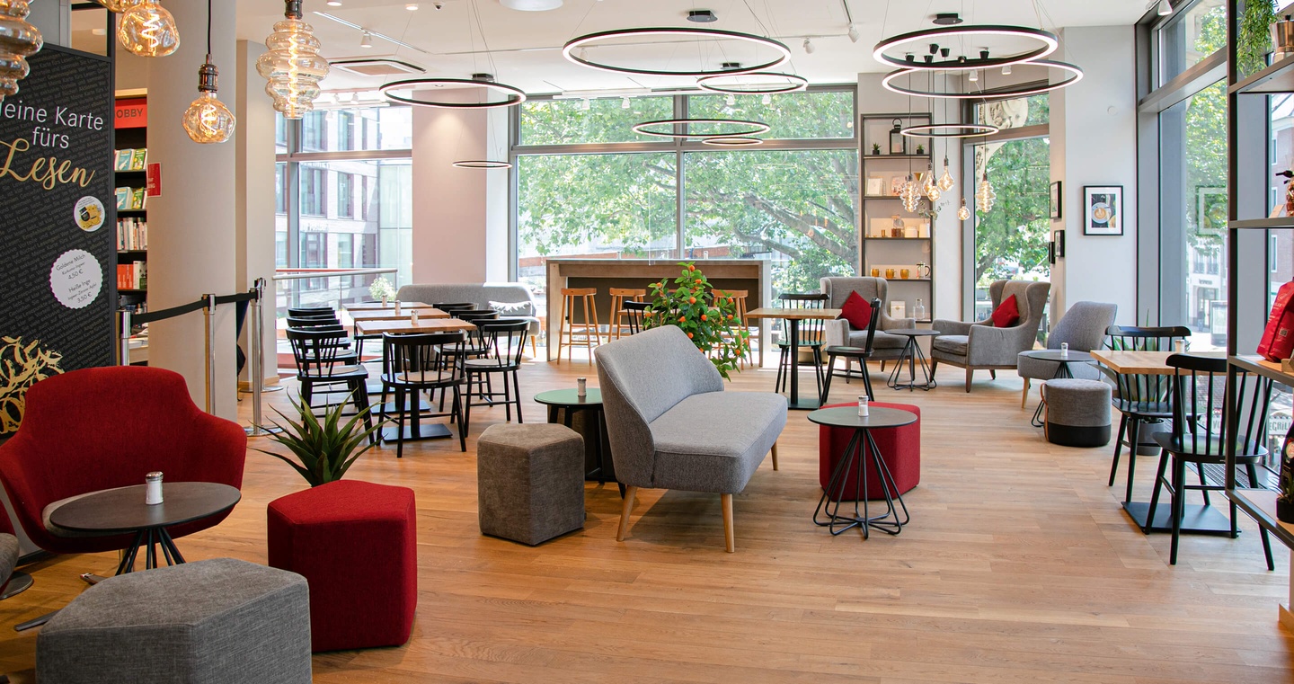 GO IN Referenz Cafe des Lesens Hugendubel