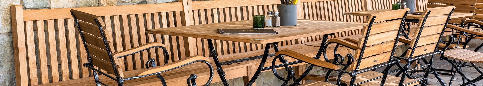 GO IN chaises d'extérieur en bois