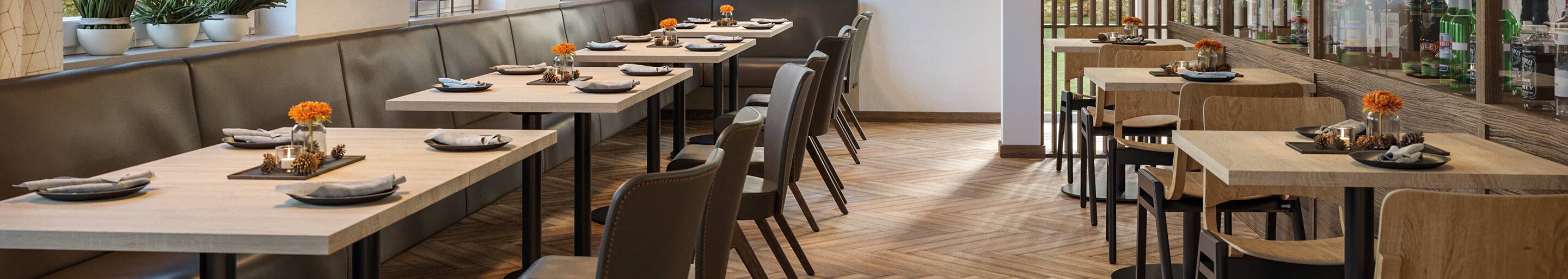 Indoor Esstische für Gastronomie