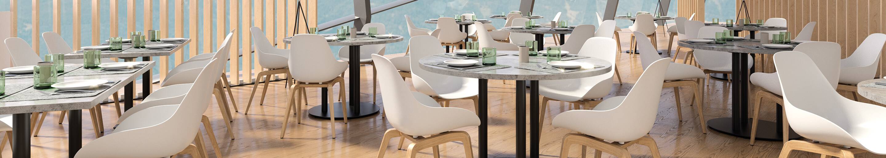 Indoor Shell chairs for your restaurant or hotel