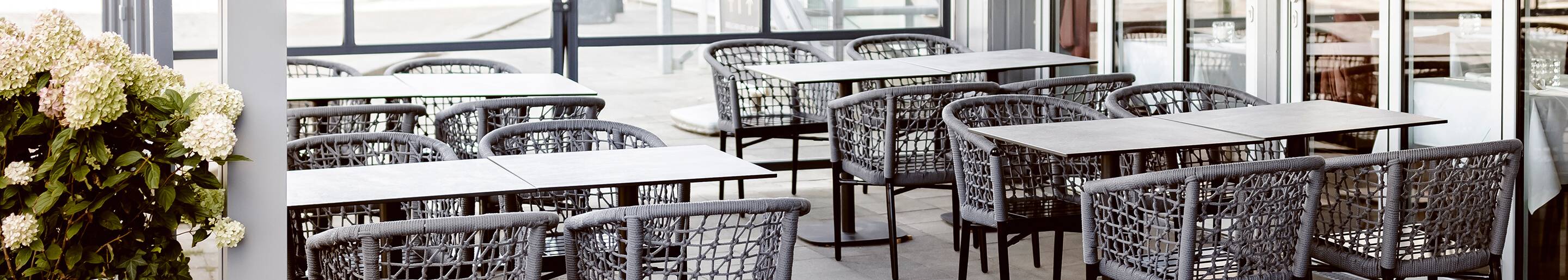 Outdoor Wickerwork chairs for your restaurant or hotel
