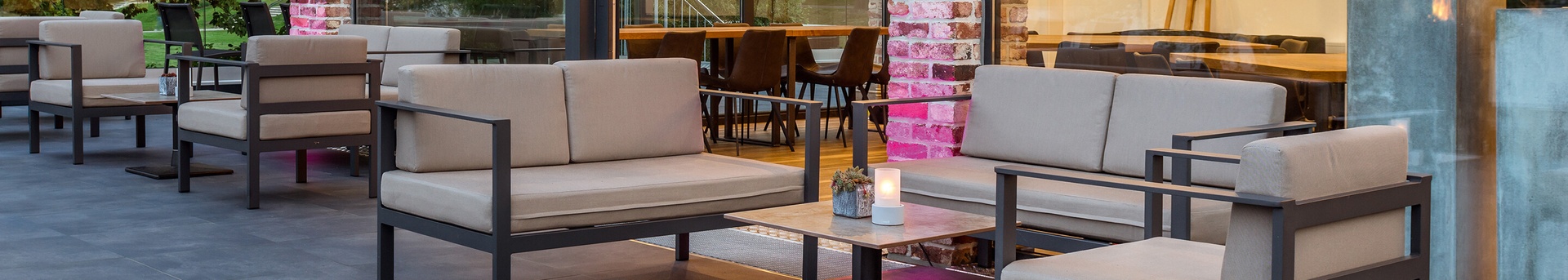 Meubles lounge extérieur pour votre restaurant ou hôtel