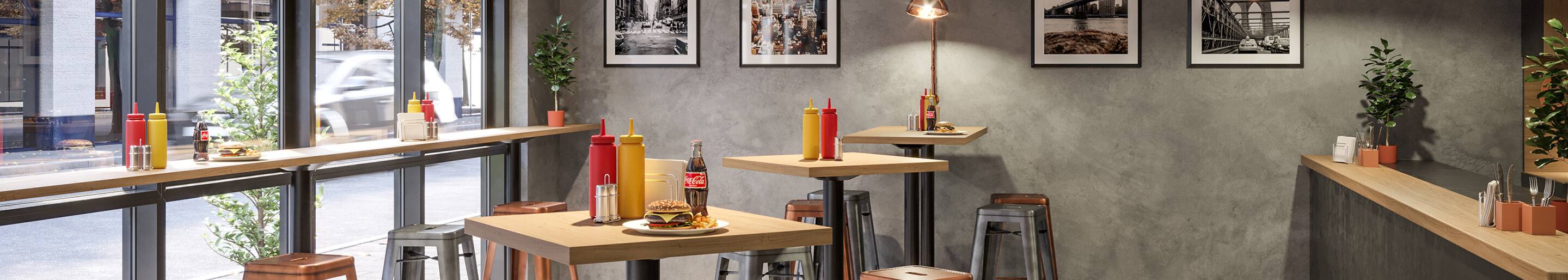 Indoor Bistrotische für Gastronomie