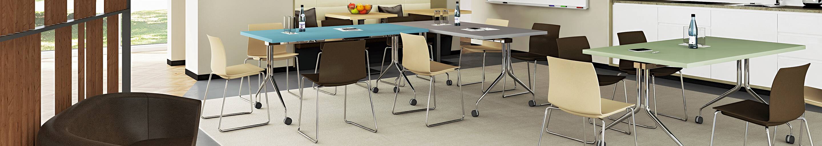 Tables de séminaire & conférence pour votre restaurant ou hôtel