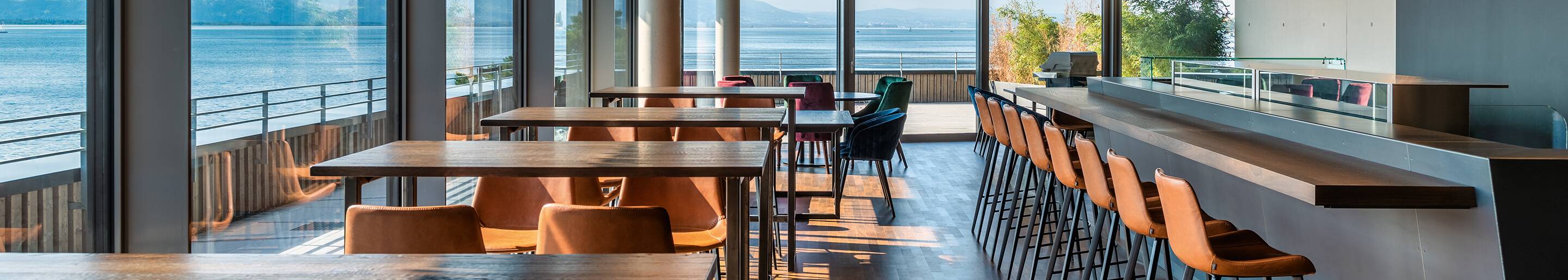 Indoor High tables for your restaurant or hotel