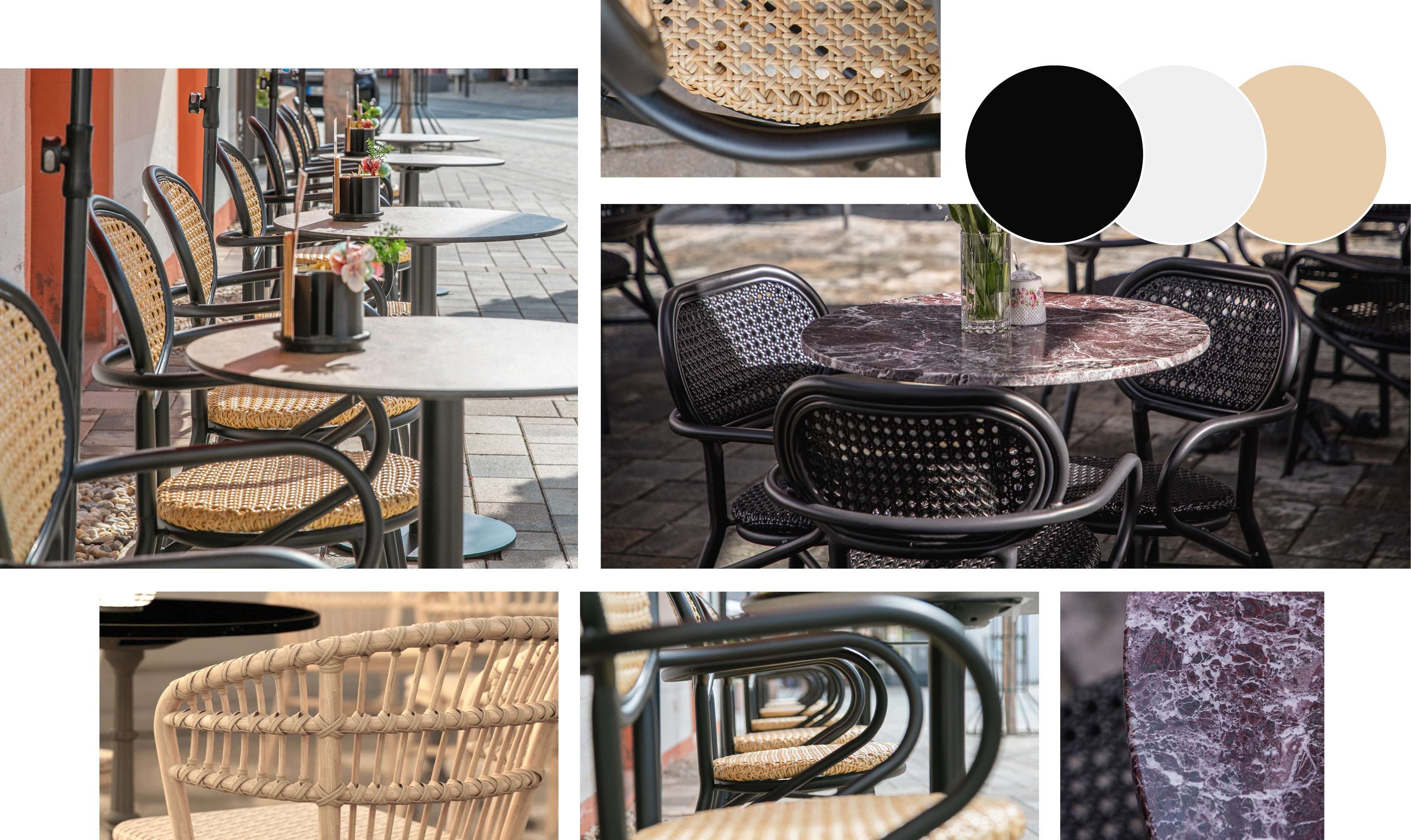 Meubles de brasserie moderne, bistrot français