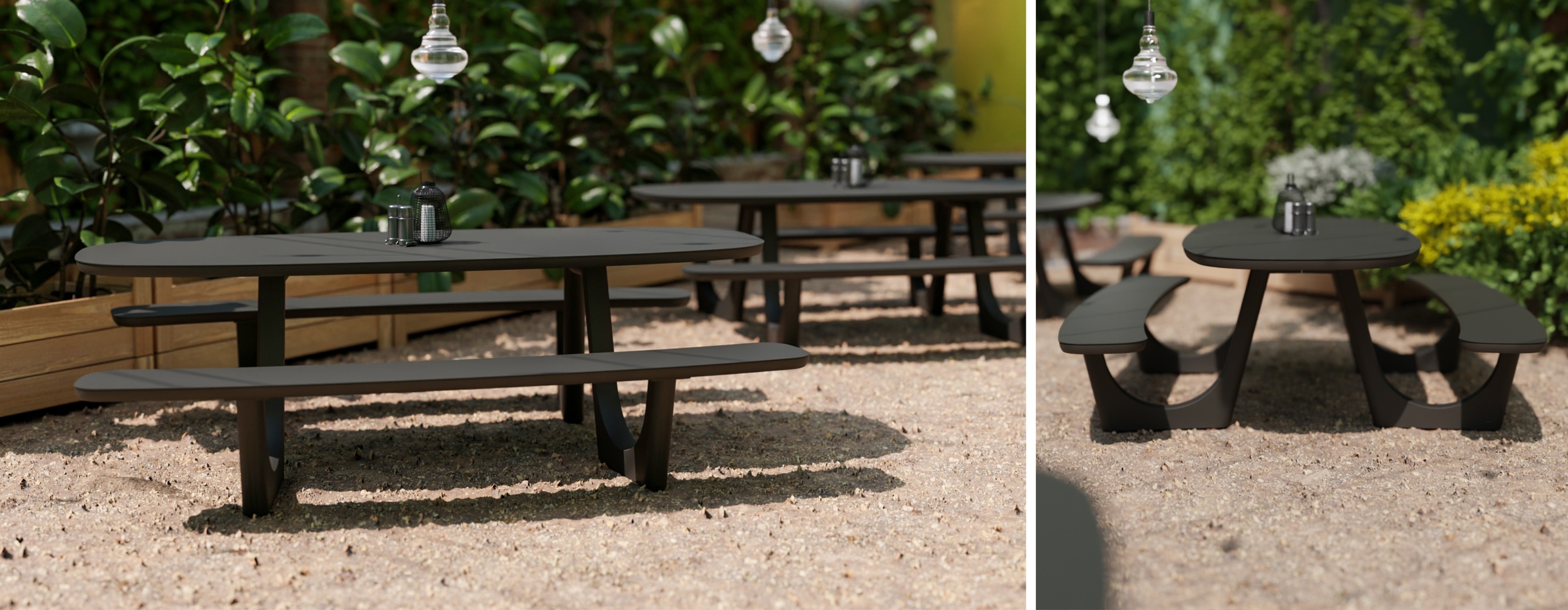 Gastro Outdoor Tisch Bank Kombinationen