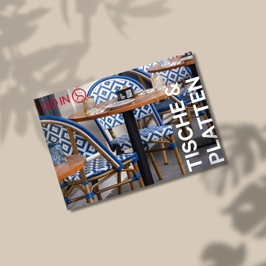 GO IN Tische & Platten Katalog 2025