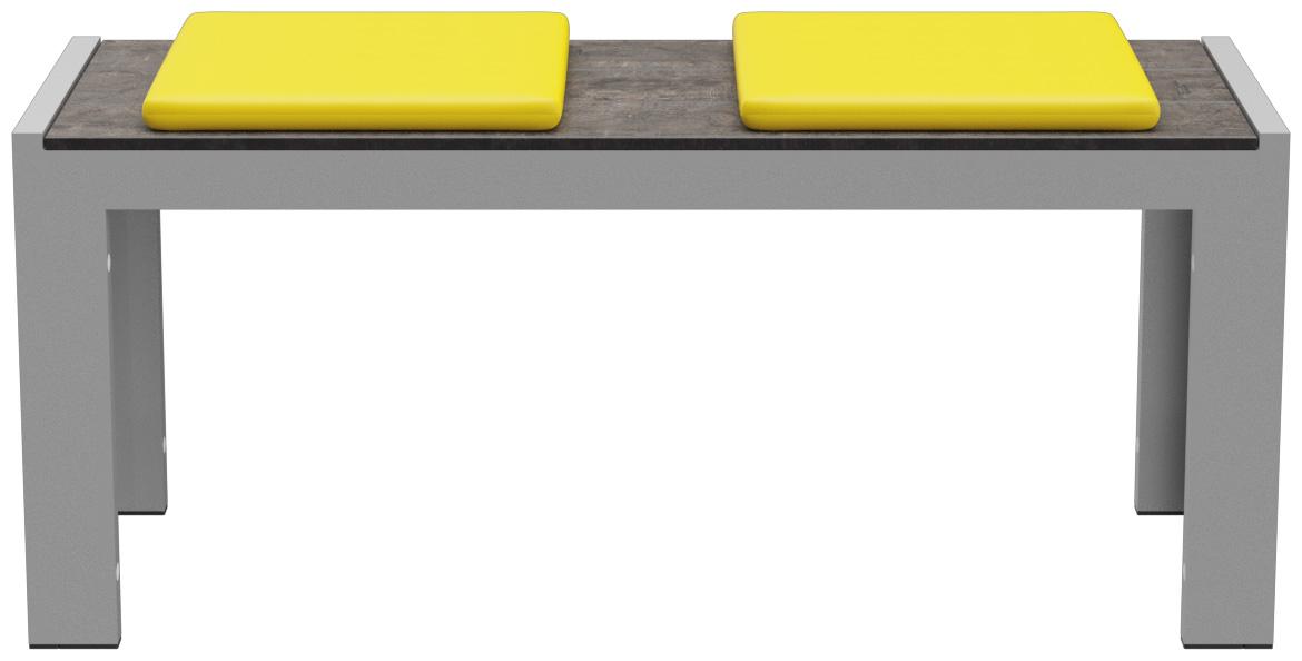 Abbildung 2-seater bench Torger Rückansicht