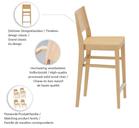 Abbildung medium-high stool Quin