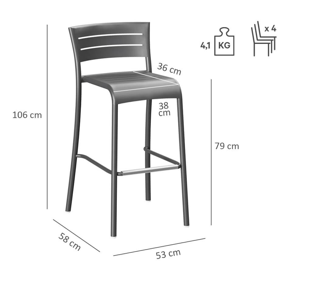 Abbildung bar stool Helke