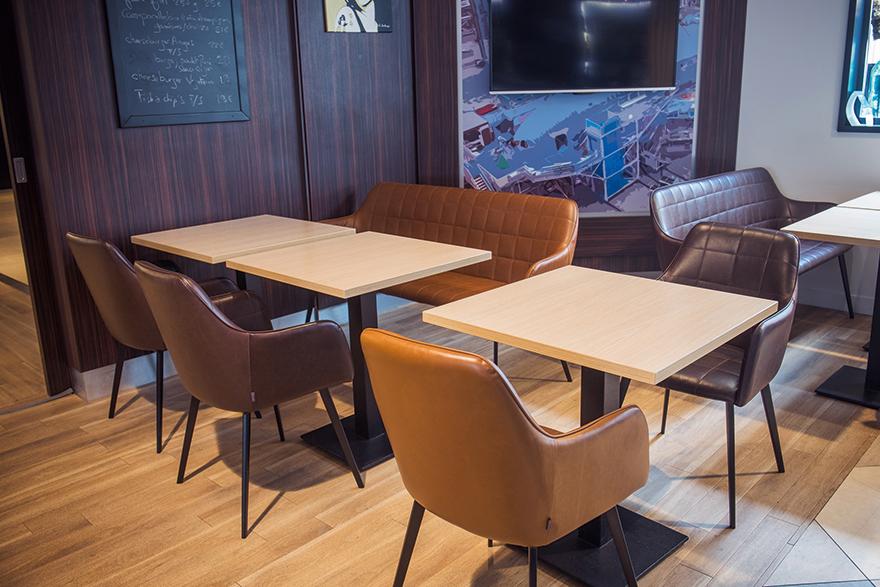 2 seater dining table height Romy Restaurant indoors GO IN