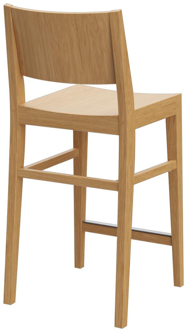 Abbildung medium-high stool Quin Schrägansicht