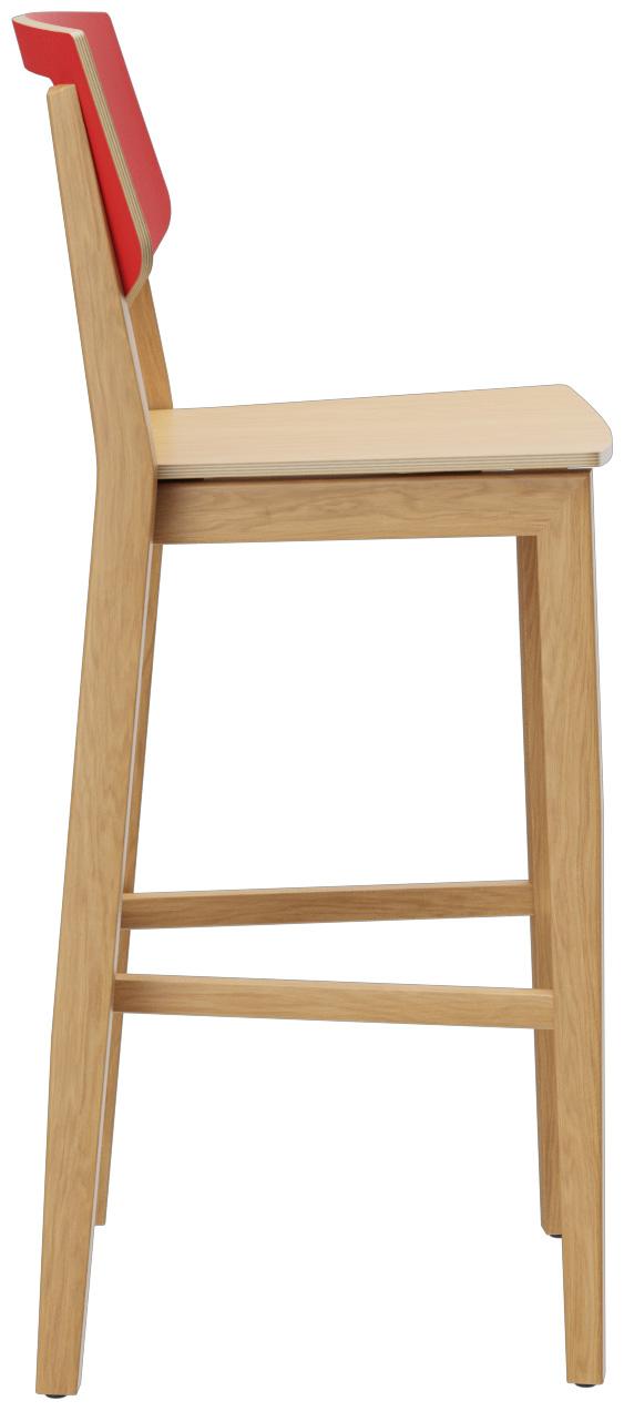 Abbildung bar stool Quorum O Seitenansicht