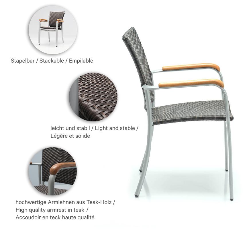 Abbildung arm chair Teja