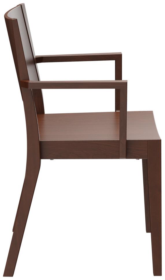 Abbildung arm chair Quin02 Seitenansicht