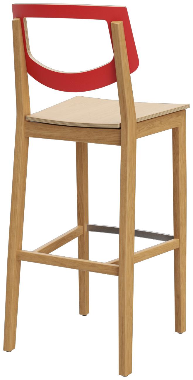Abbildung bar stool Quorum O Schrägansicht
