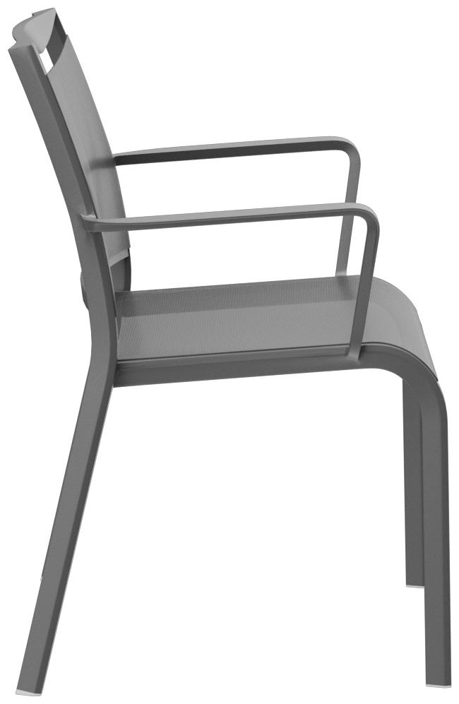 Abbildung arm chair Taha Seitenansicht