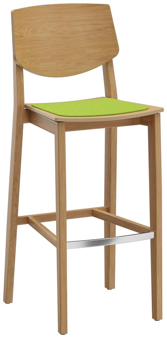 Abbildung bar stool Quorum C Schrägansicht
