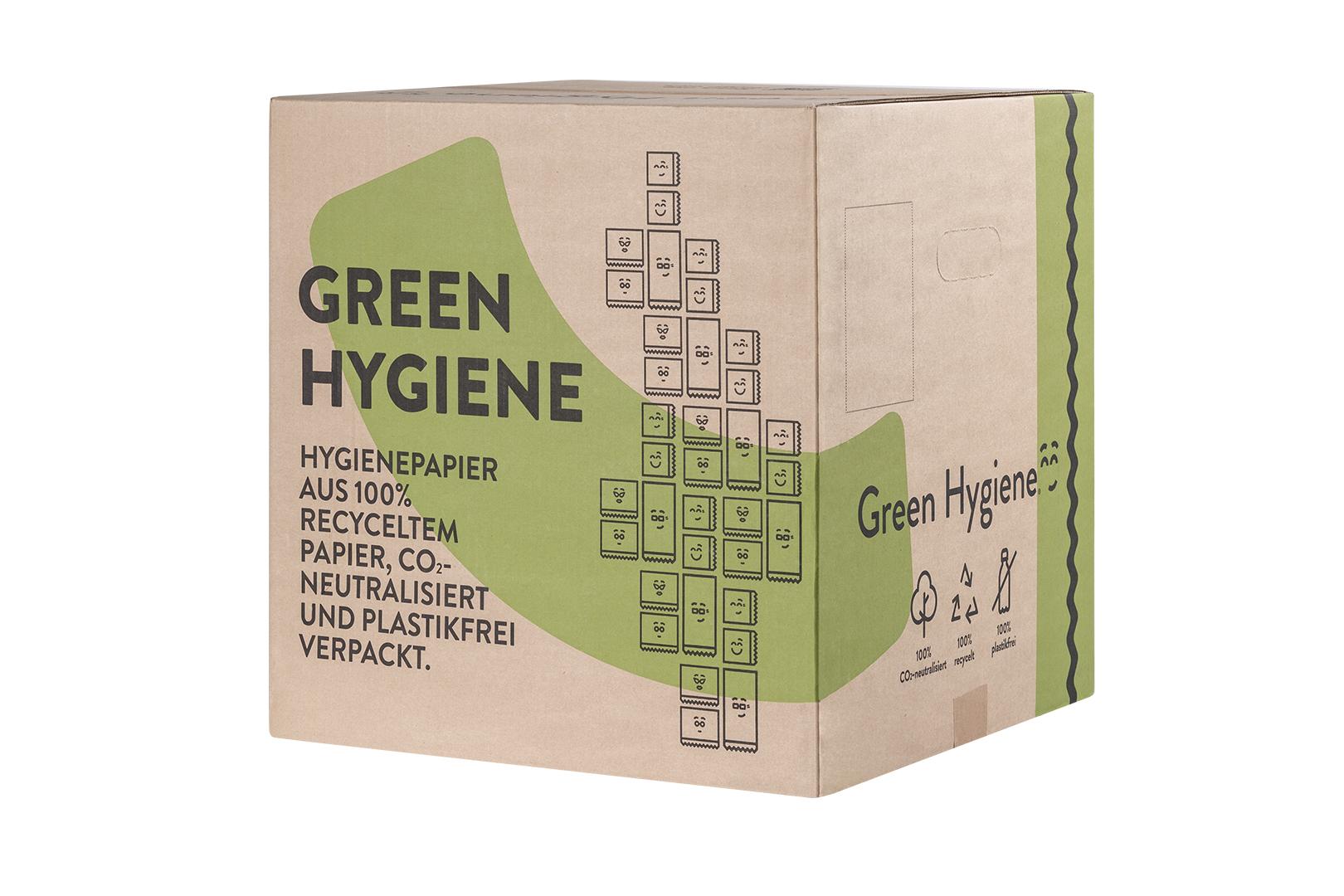 Huchtemeier - Green Hygiene KORDULA Toilettenpapier 3-lagig 36 Rollen: Umweltschutz und Komfort in jedem Blatt