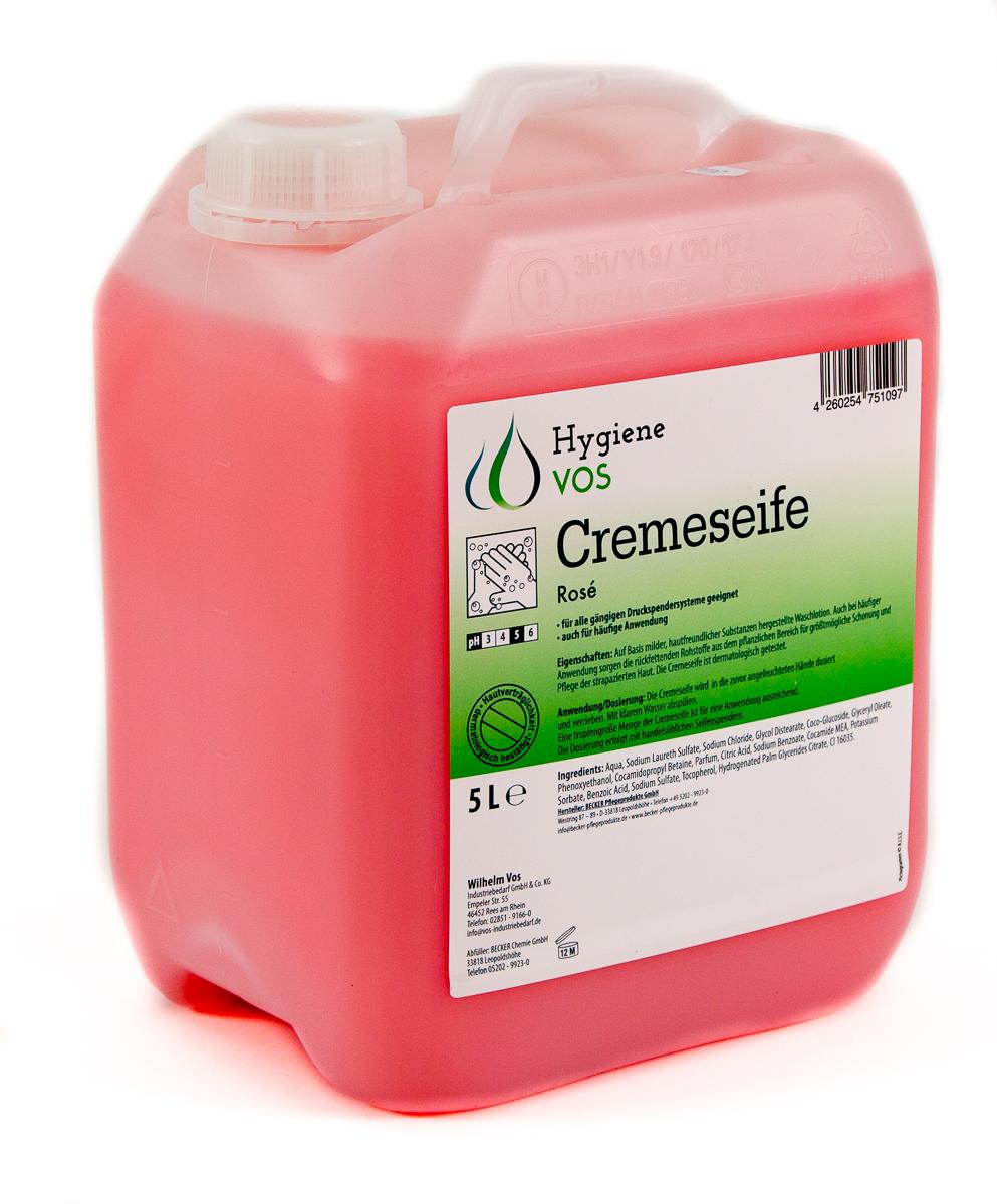 bo0065 Hygiene VOS – Premium Rosé Cremeseife 5L / 10L