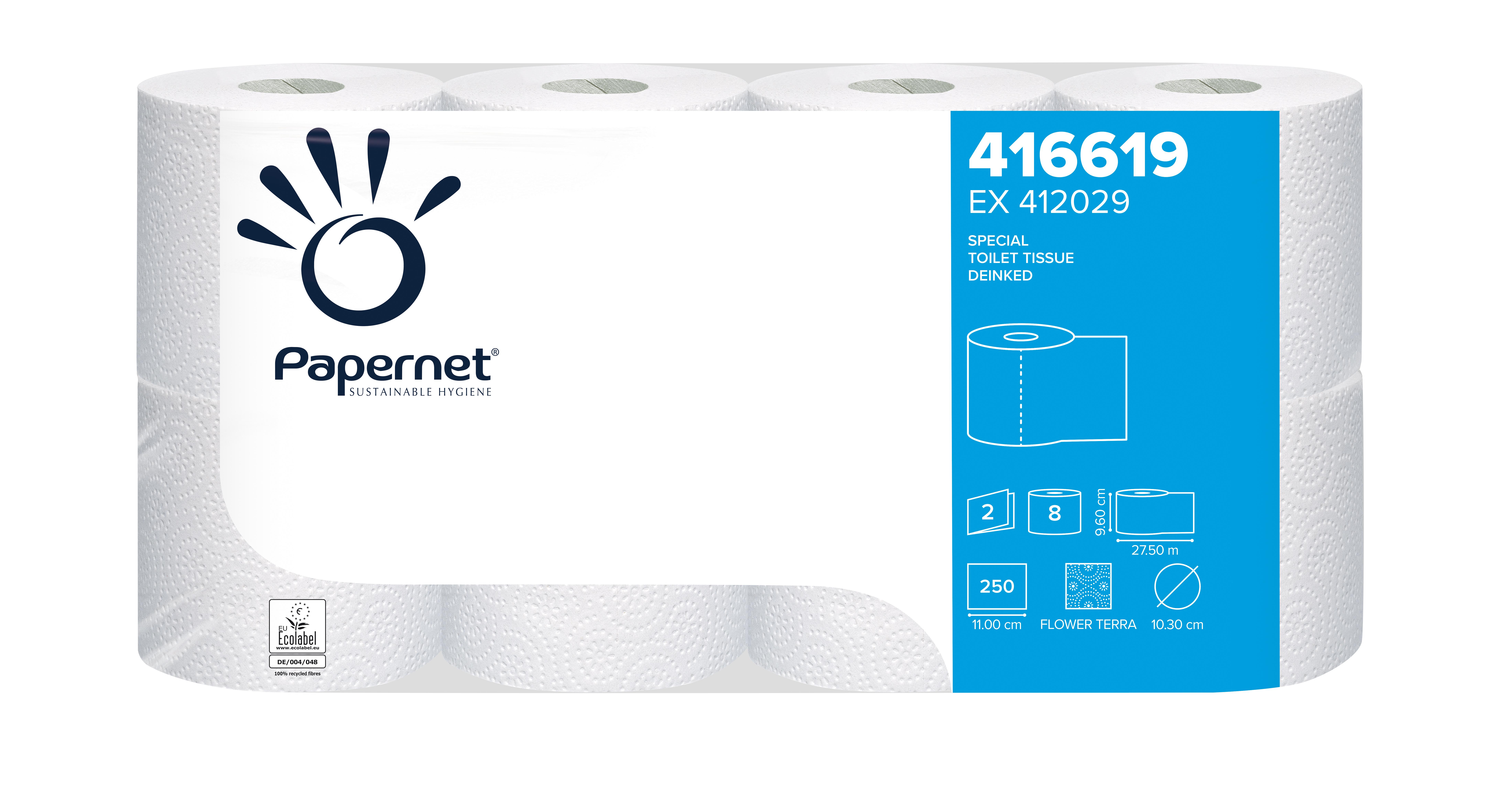 787350 Papernet - Special Toilettenpapier 2-lagig, weiß - 64 Rollen