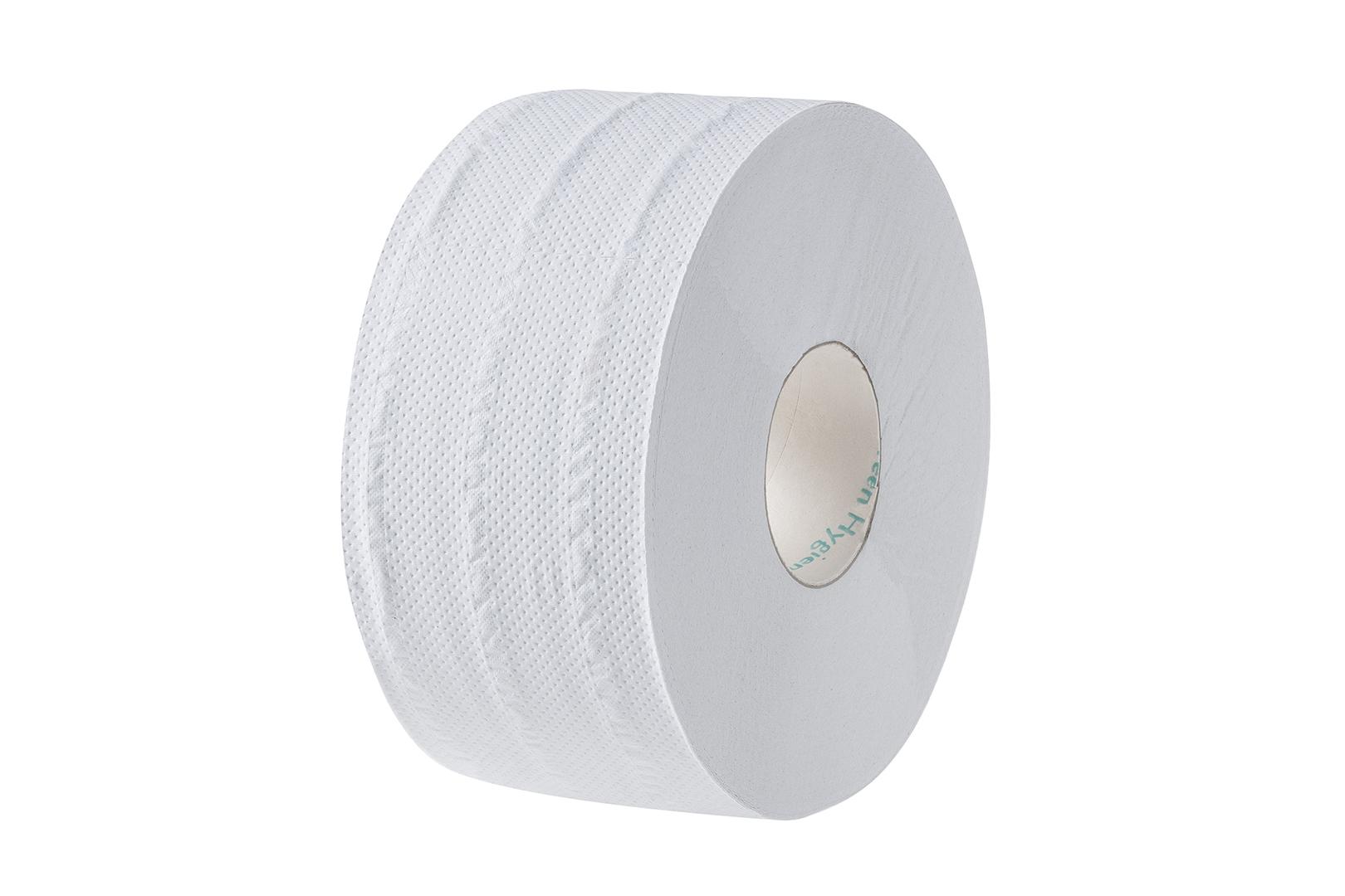 Huchtemeier - Green Hygiene - JUTTA-RENATE Toilettenpapier Mini-Jumbo 2-lagig 16 Rollen á 180m: Großes Engagement für eine saubere und nachhaltige Welt