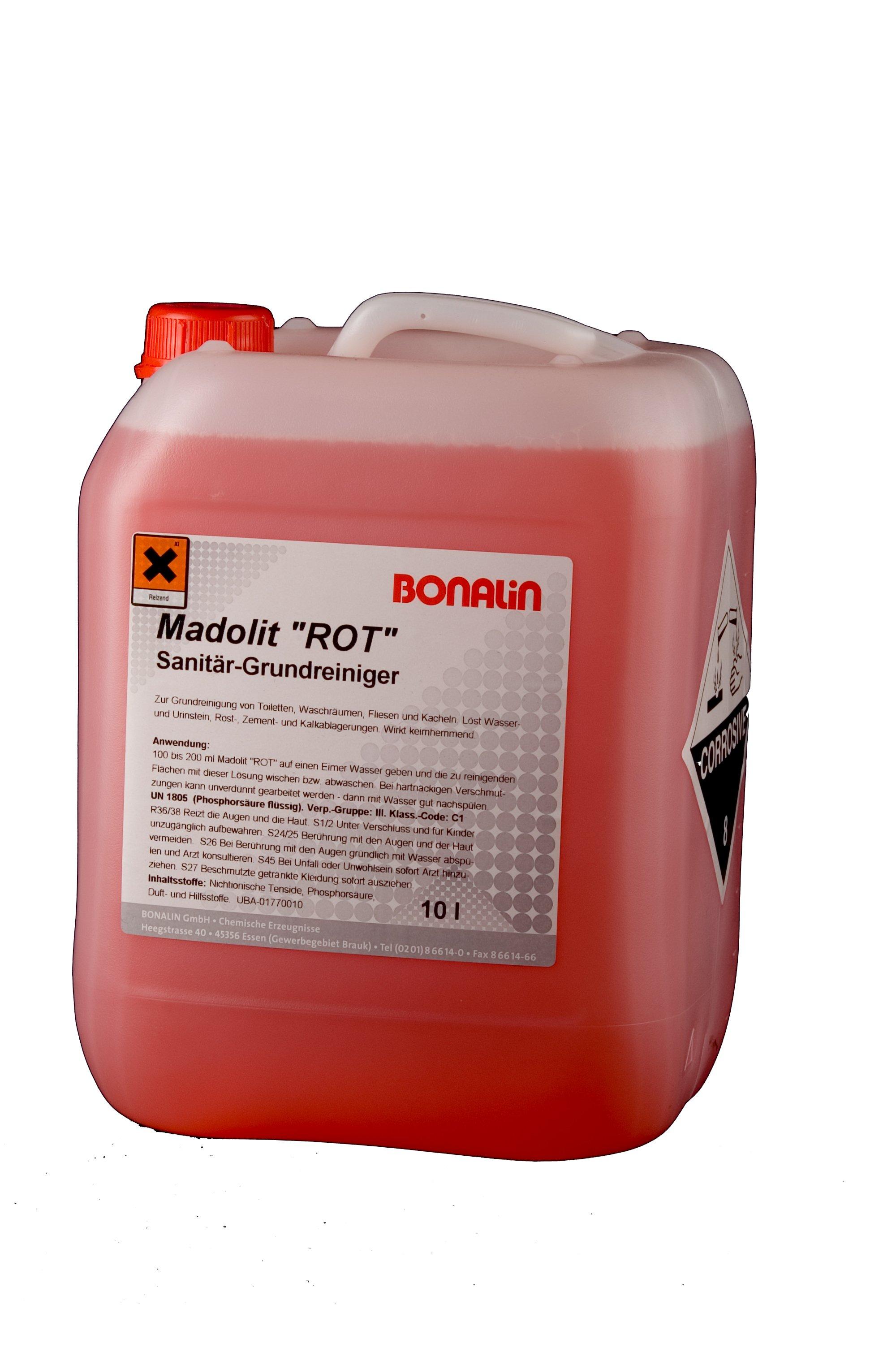 BO1040 Bonalin - Madolit Rot Sanitär Grundreiniger 1L / 10L