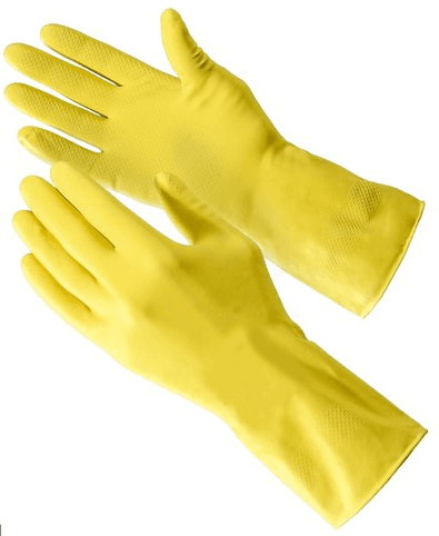 Gummihandschuhe-Gelb Gummihandschuh Gold Pack Größe S / M / L / XL / XXL