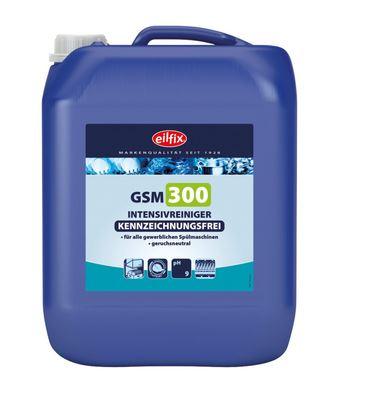 Eilfix GSM 300 Geschirrspülmaschinenreiniger – phosphatfreier Flüssigreiniger, 10 Liter