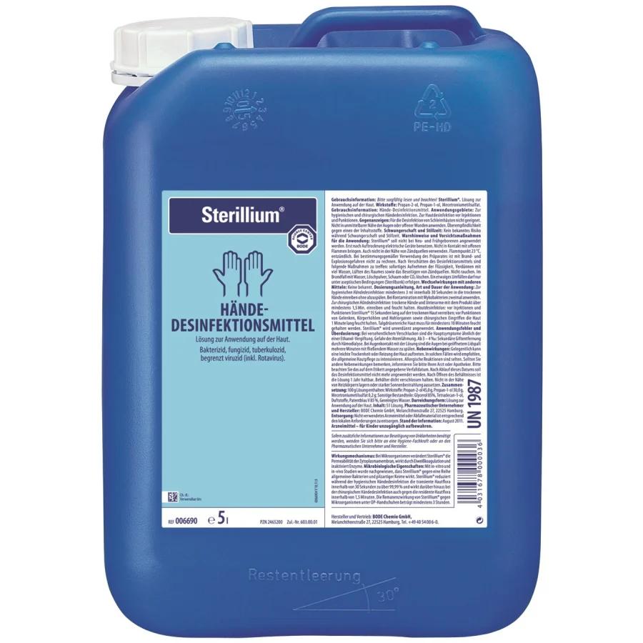 Bode - Sterillium Händedesinfektion 100ml / 500ml / 1000ml / 5L: Zuverlässiger Schutz und Pflege für Ihre Hände Bode - Sterillium Händedesinfektion 100ml / 500ml / 1000ml / 5L: Zuverlässiger Schutz und Pflege für Ihre Hände