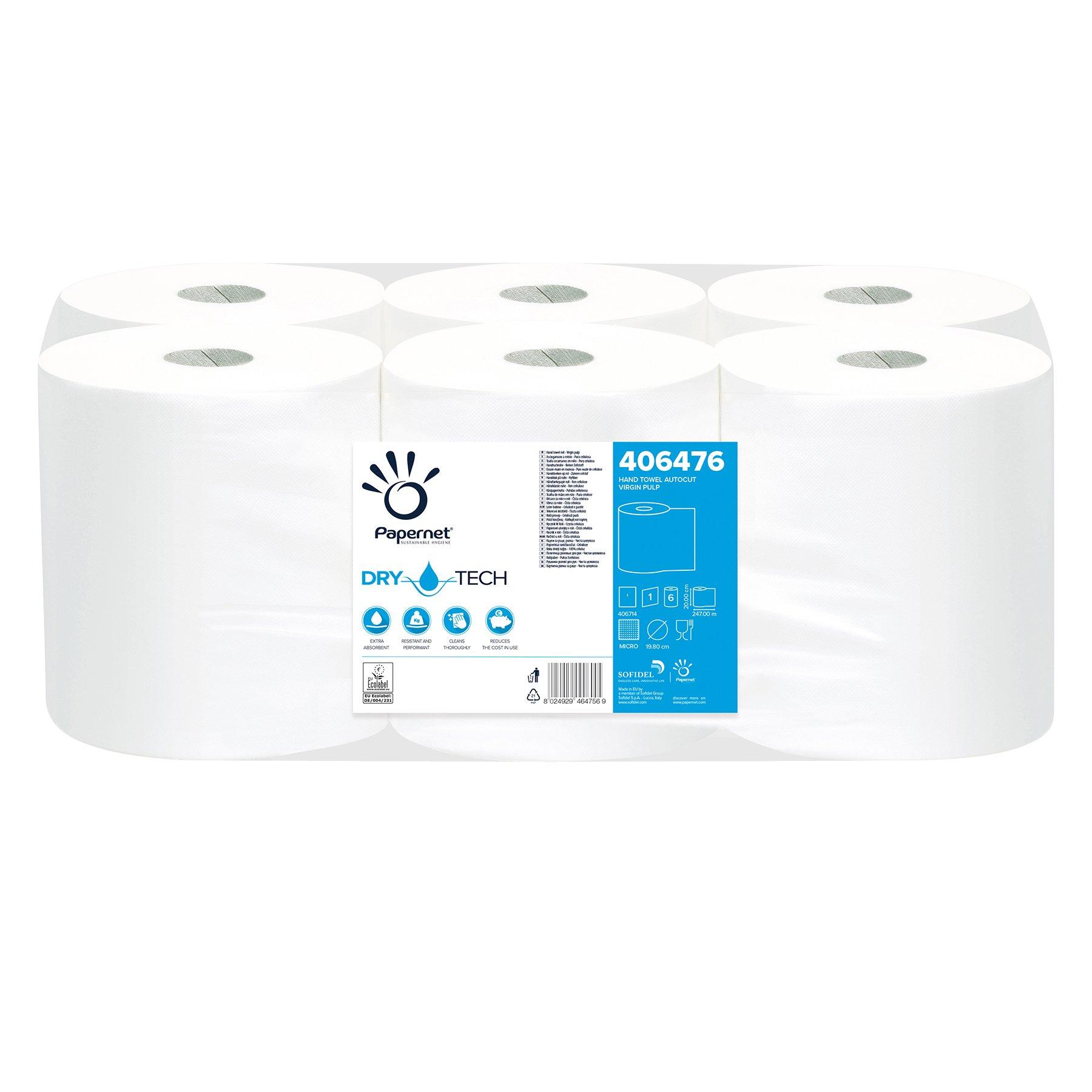 Papernet Dry Tech Autocut Handtuchrolle 1-lagig 