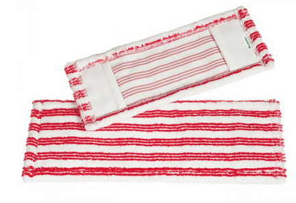 V50605 Micro-Borstenmopp Sani Correct weiss/rot - 40cm / 50cm