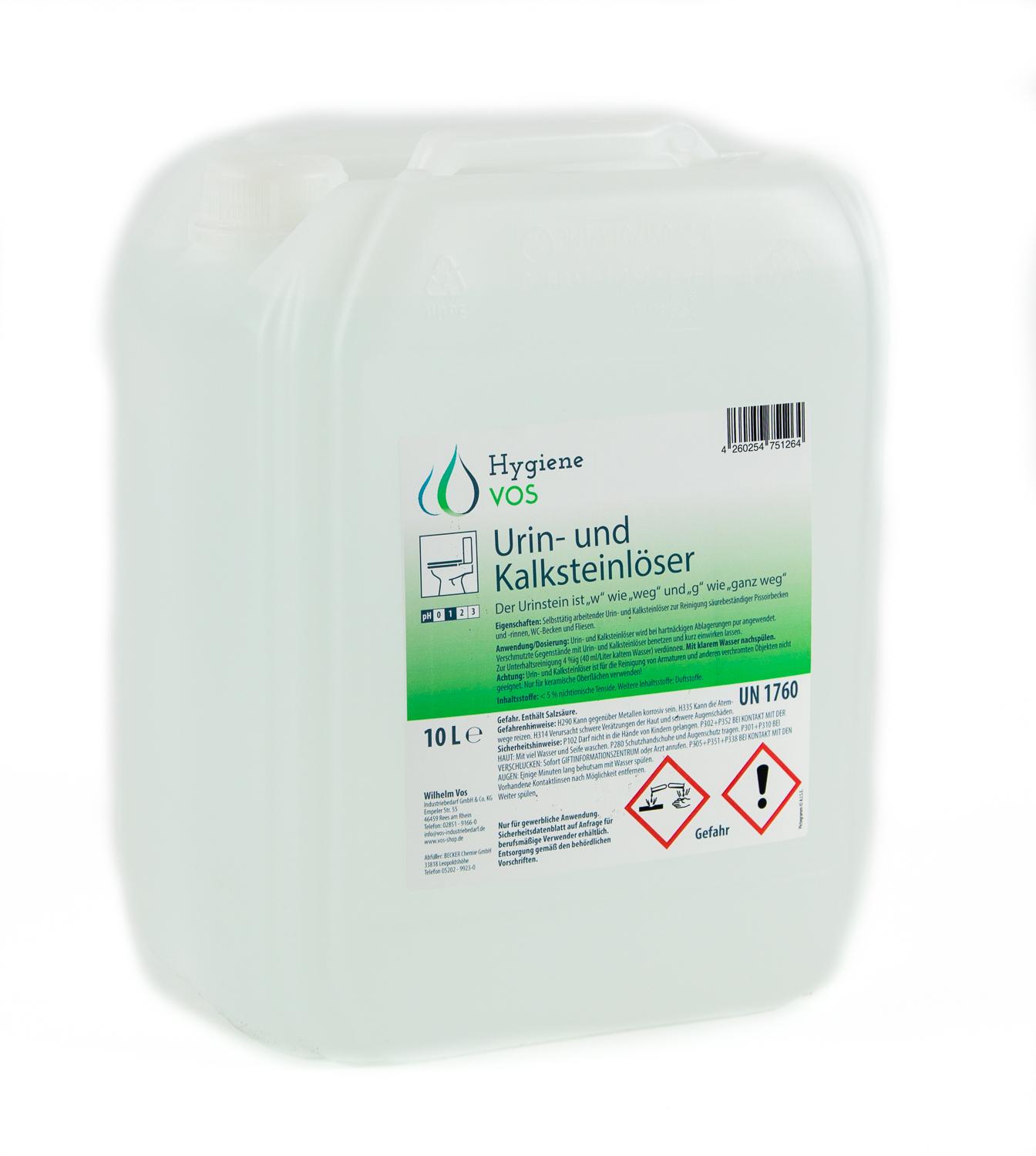 HV013 Hygiene Vos - Urin- und Kalksteinlöser 10 Liter