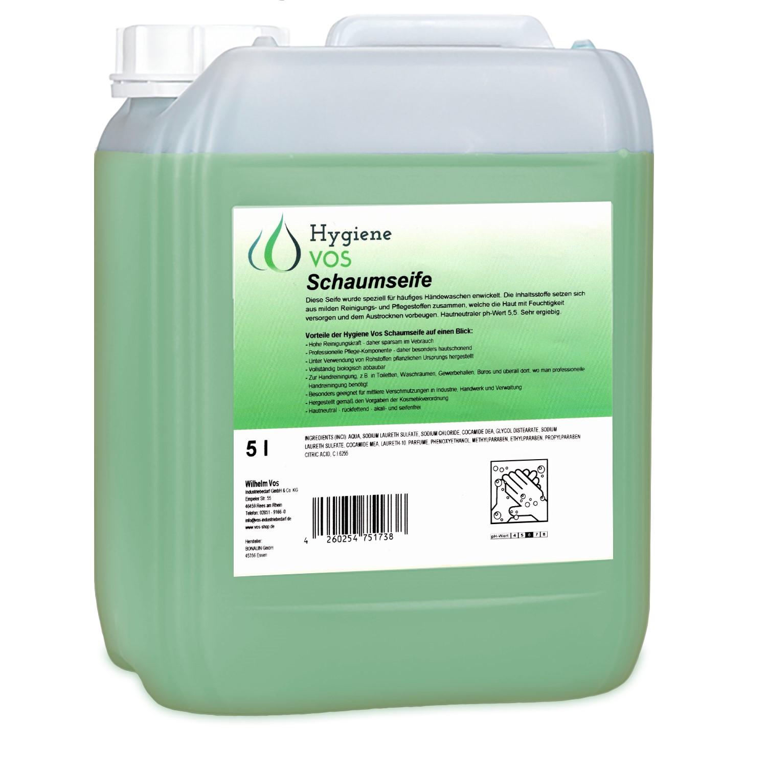 HV025JvkafOa6etGwN Hygiene VOS – Luxuriöse Schaumseife Apfel 5L