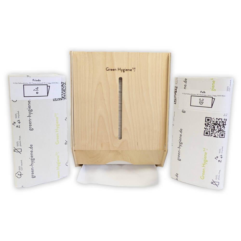 Green Hygiene - WOLKENKRATZER Papierhandtuchspender Green Hygiene - WOLKENKRATZER Papierhandtuchspender