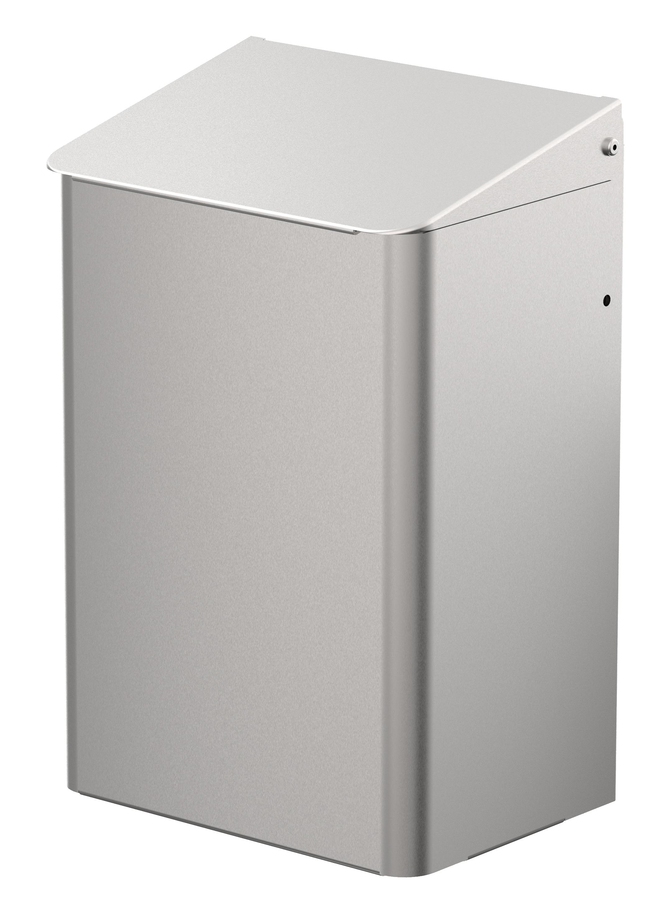CWS MediLine Hygienebox 6 Liter alu-eloxiert/ Alu-weiß/ Edelstahl CWS MediLine Hygienebox 6 Liter alu-eloxiert/ Alu-weiß/ Edelstahl