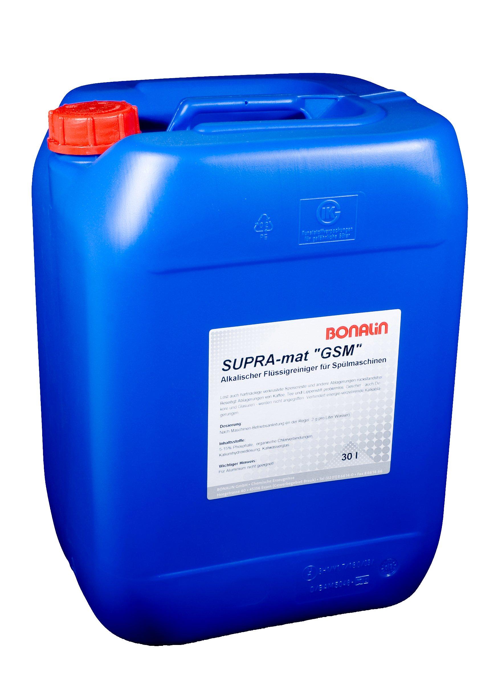 Bonalin SUPRA-mat Flüssigreiniger für Spülmaschinen 10L / 30L Bonalin SUPRA-mat Flüssigreiniger für Spülmaschinen 10L / 30L