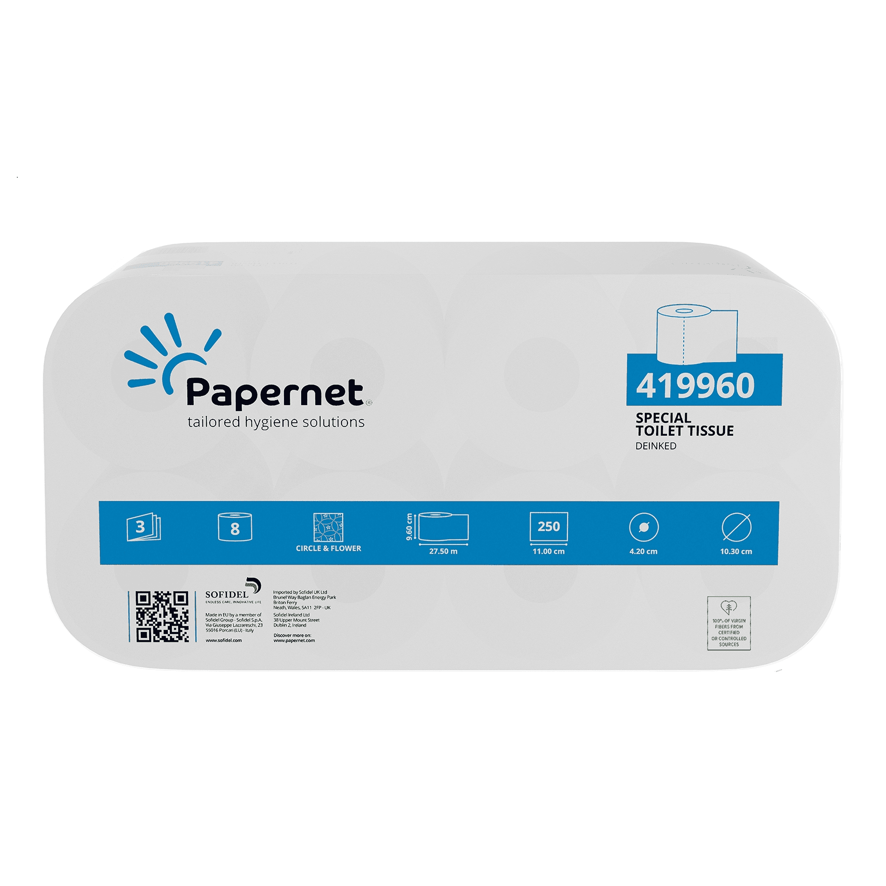 Papernet - Special Toilettenpapier 3-lagig - 64 Rollen / 419960